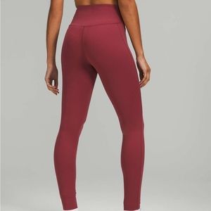NWT lululemon Base Pace High-Rise Tight 28" *Brushed Nulux